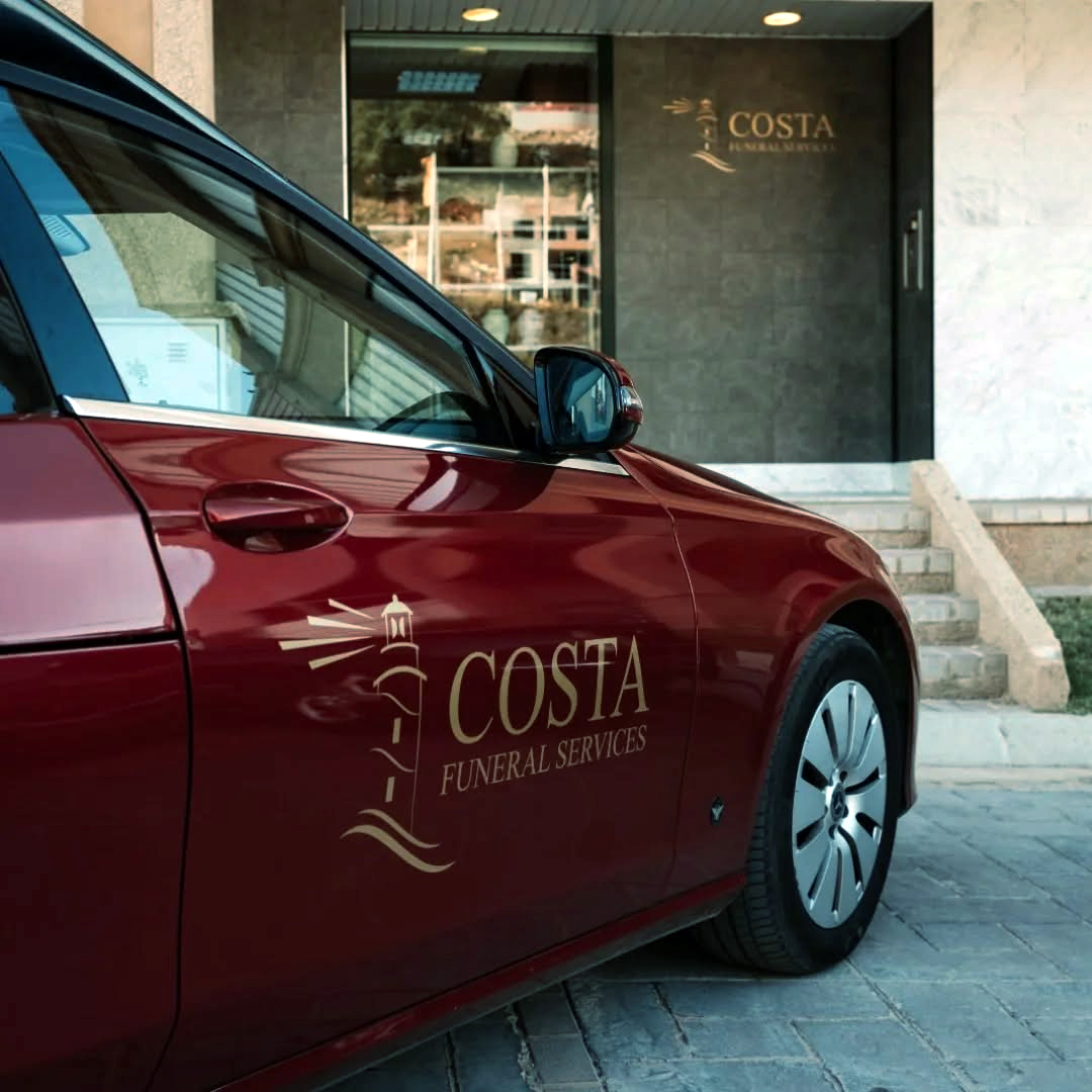 Costa Funeral Services vehicle providing funeral assistance in Spain