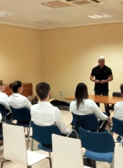 Professional funeral services lecture at Costa Funeral Academy